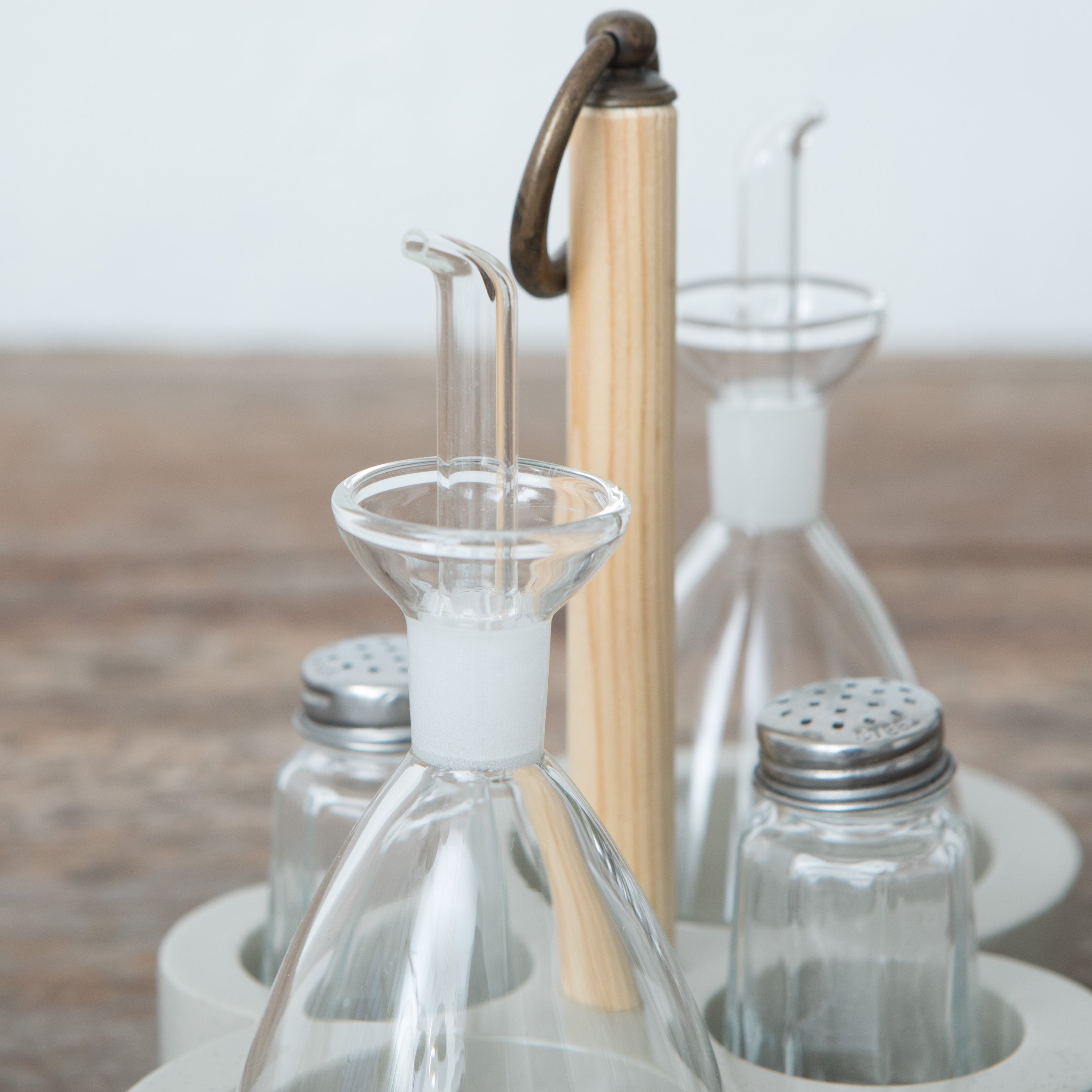 Grey Cruet Set