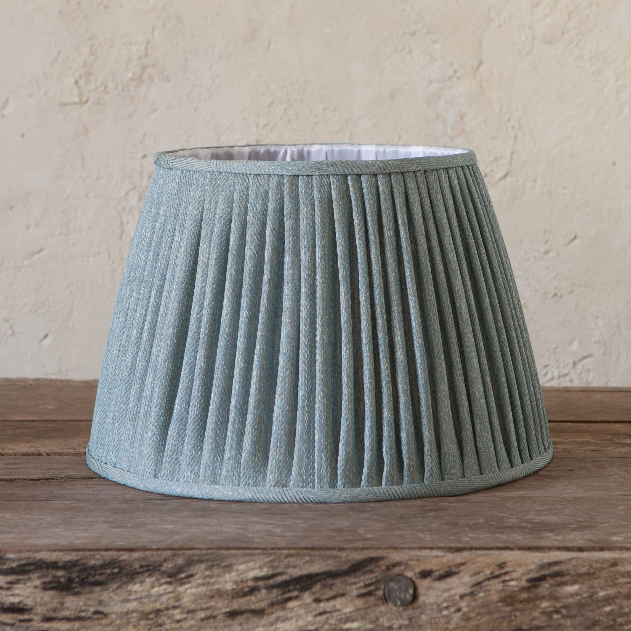Chloe Blue Pleated Shade 45cm