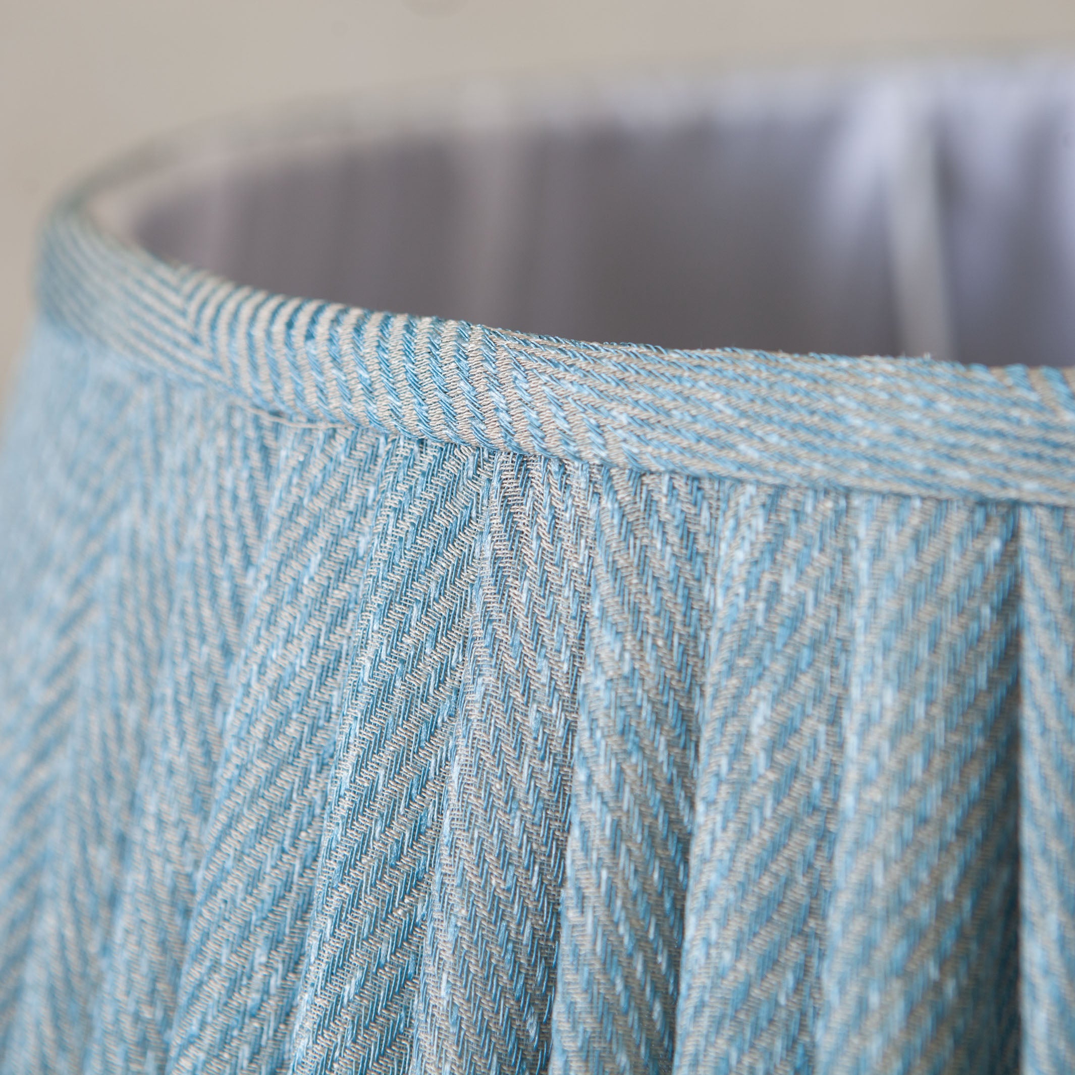 Chloe Blue Pleated Shade 45cm