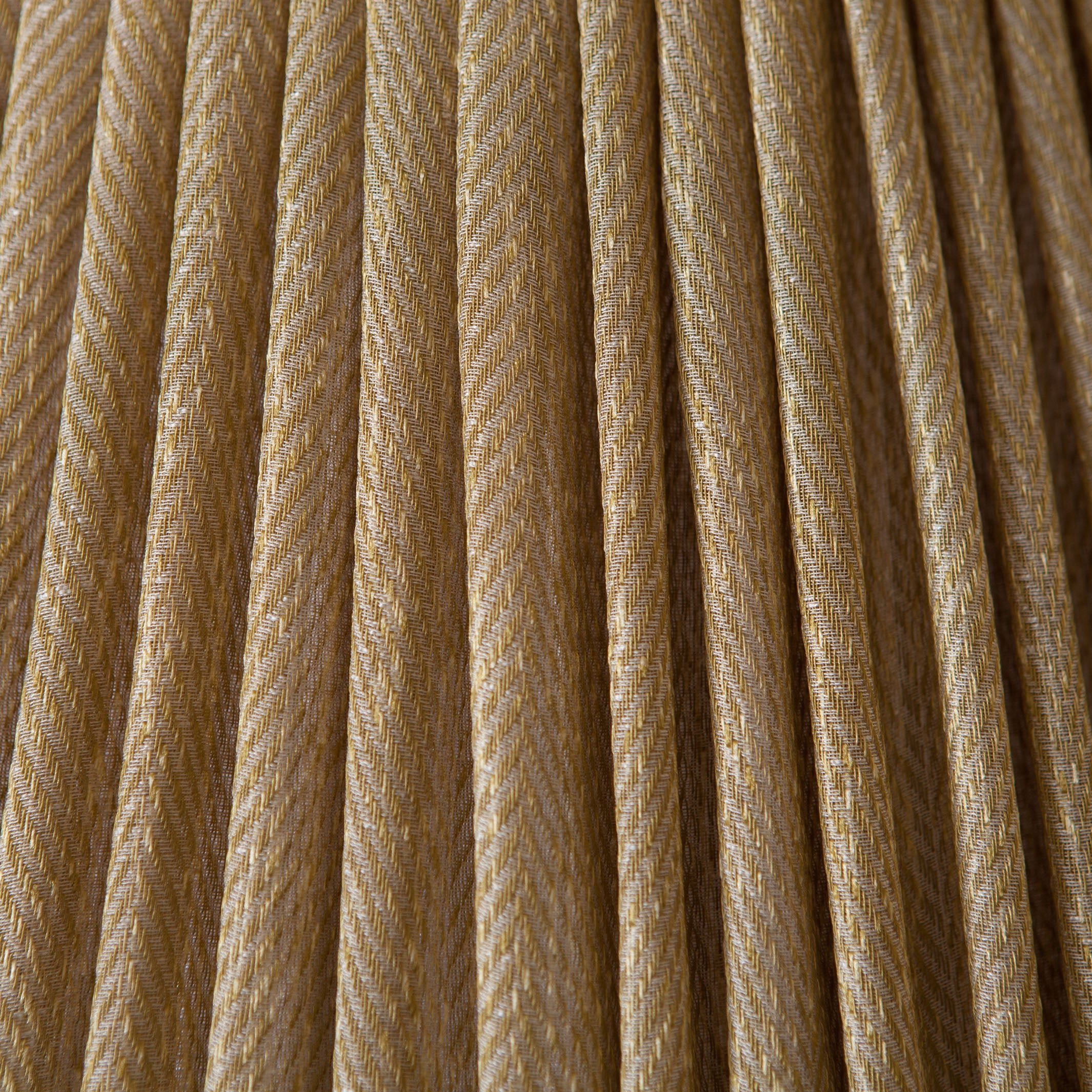 Chloe Pleated Shade Mustard 40cm