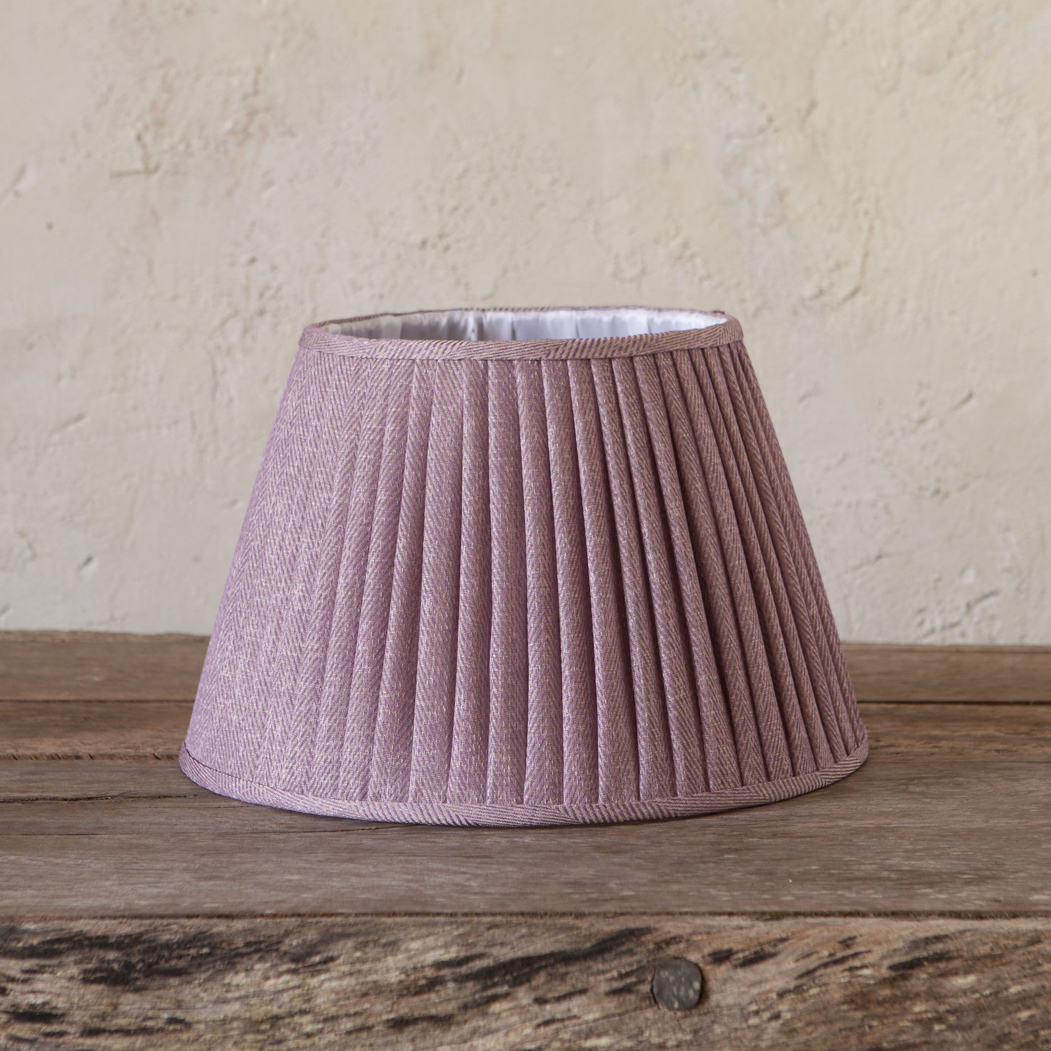Chloe Lilac Pleated Shade 40cm