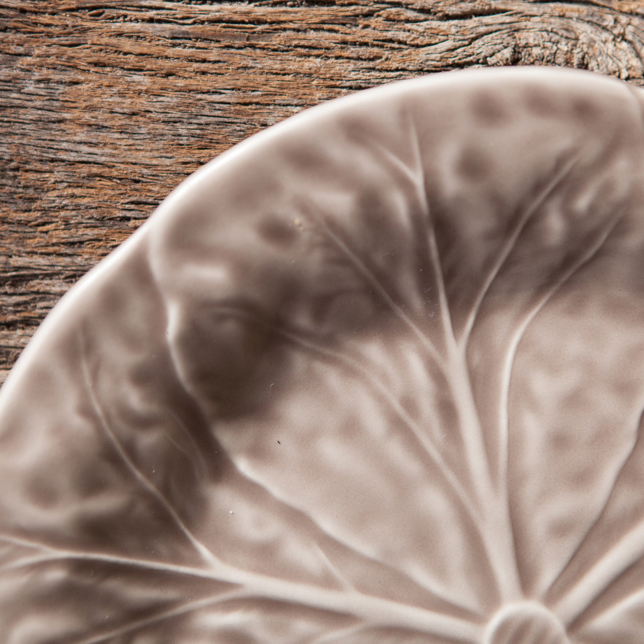 Plato de Postre Hoja Bordallo Beige