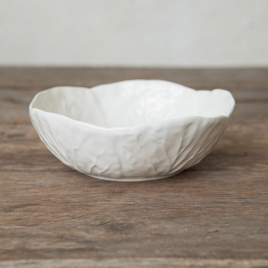 White Bordallo Leaf Bowl S