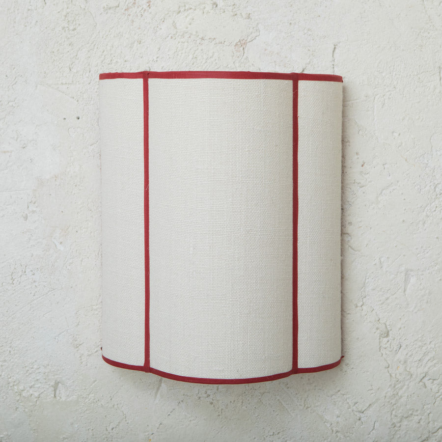 Burlap Applique - Red