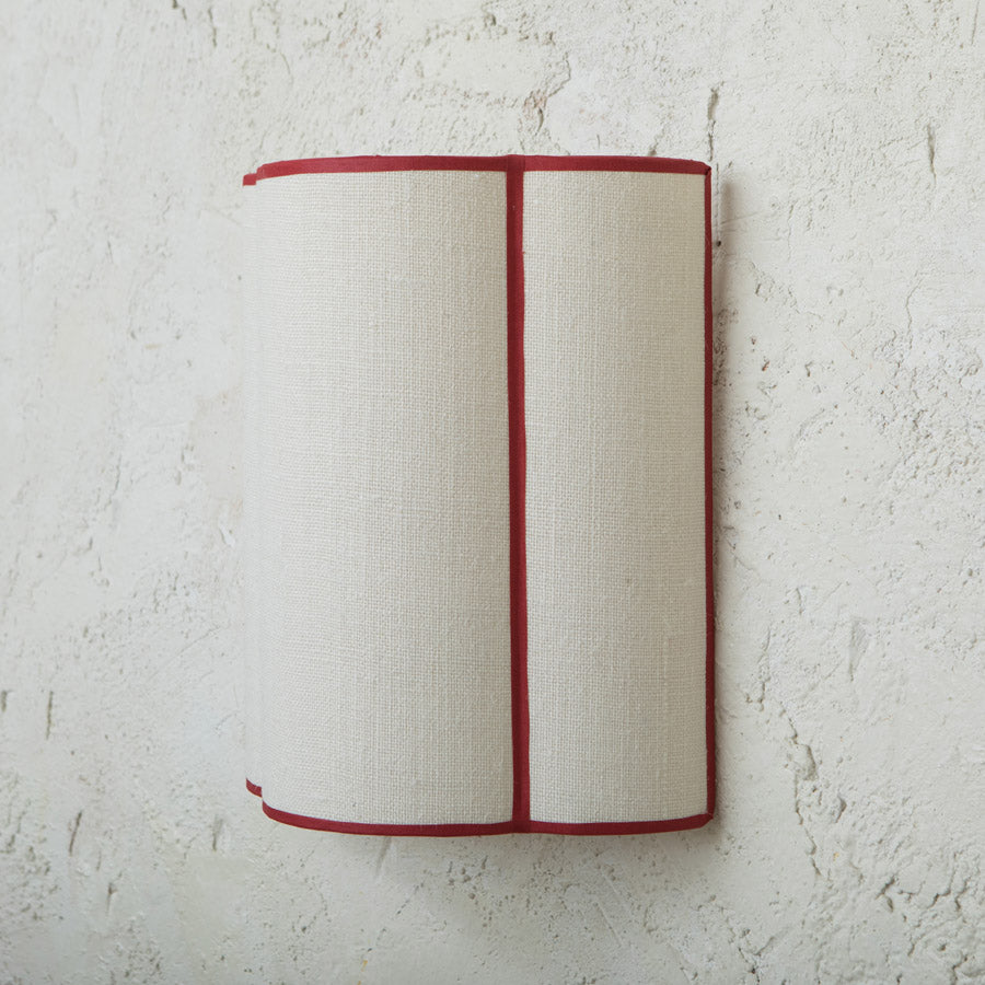 Burlap Applique - Red