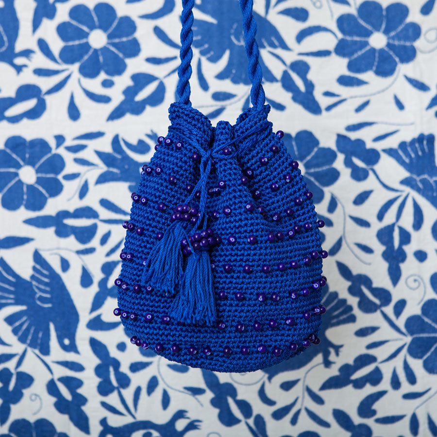 Vallarta Fabric Bag - Klein Blue