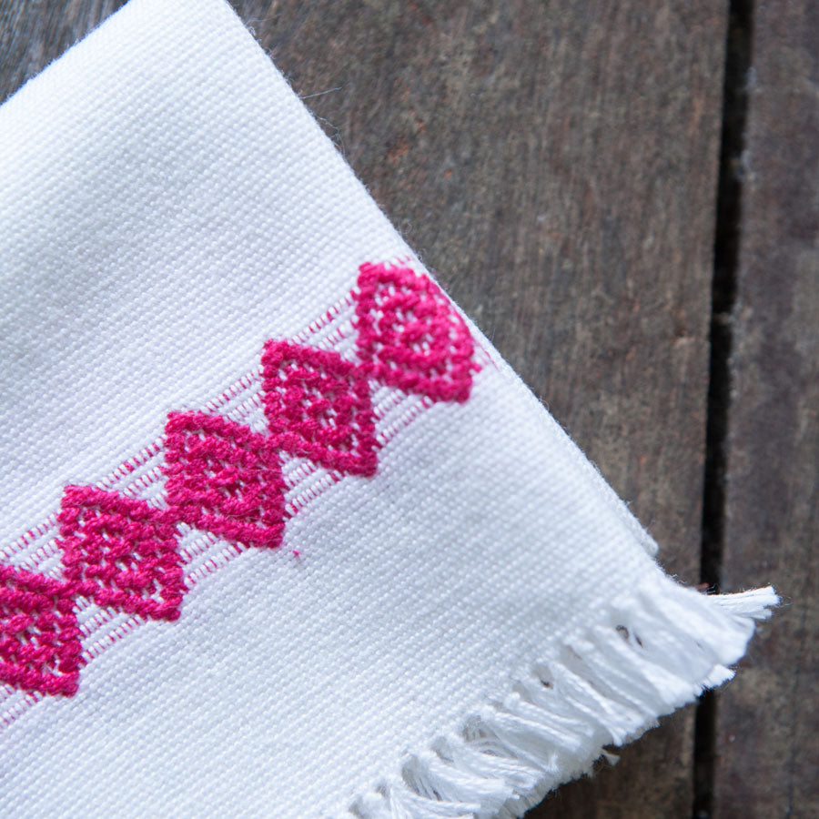 Woven Napkin - Pink