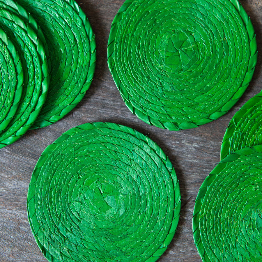 Individual Oval Palm - Green