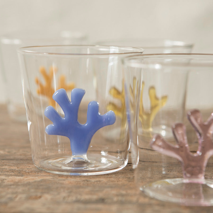x6 Borosilicate Coral Glasses