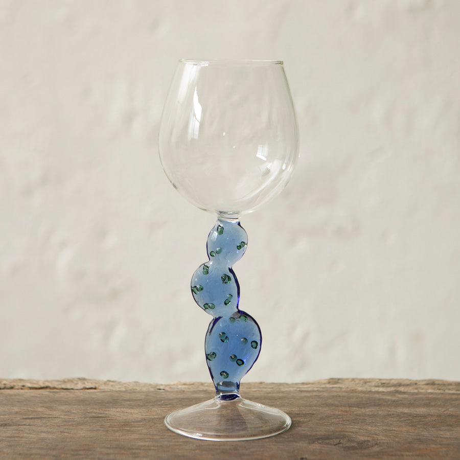 x6 Copas de Vino Cactus de Borosilicato