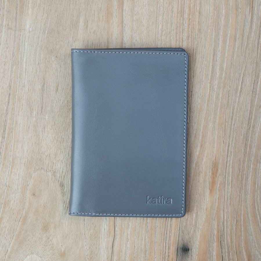 Grey Passport Cover