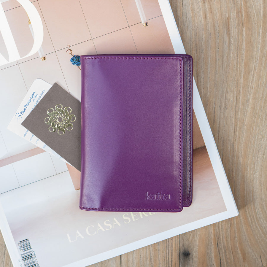Purple Passport Cover