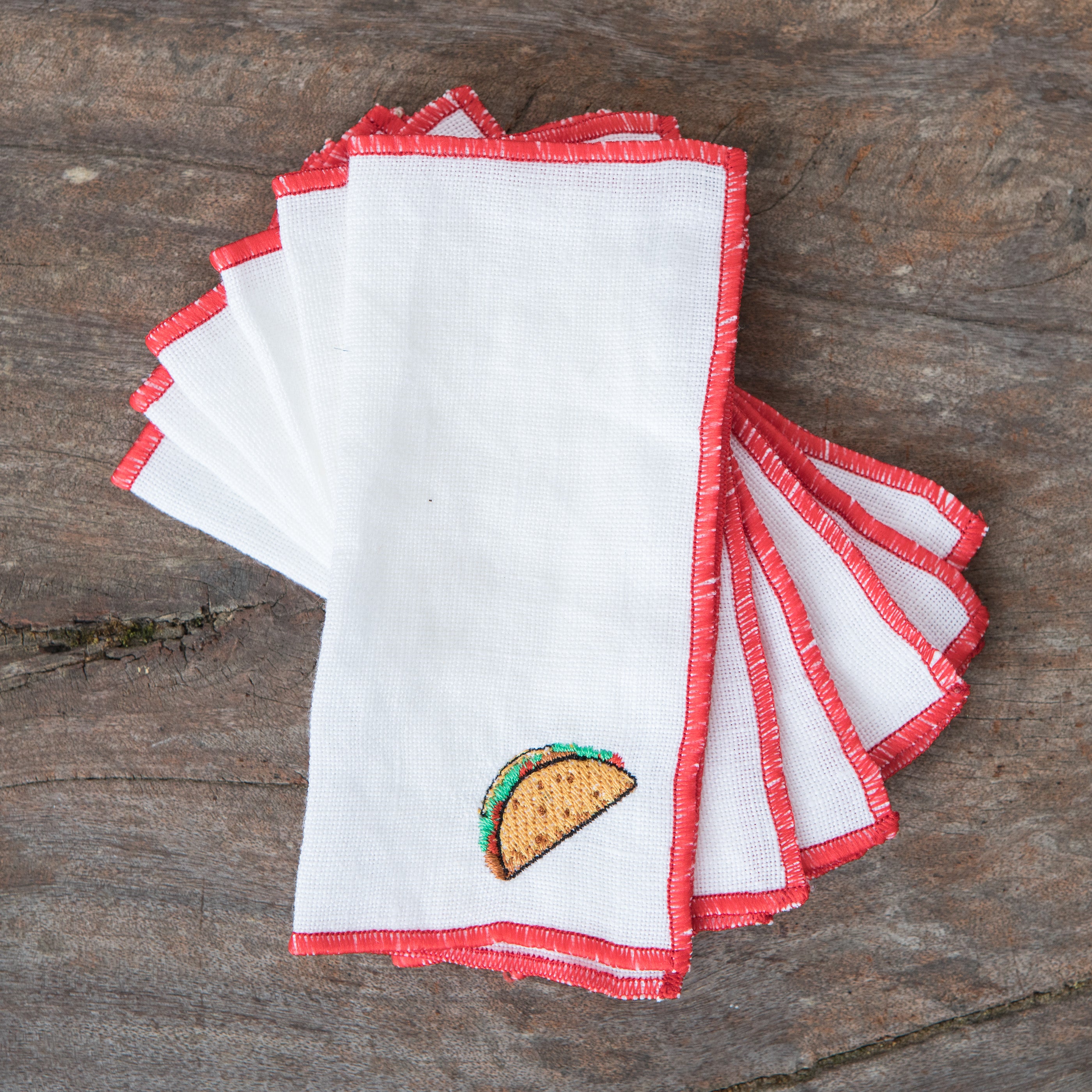 Servilletas de Cóctel de Lino - Mexico