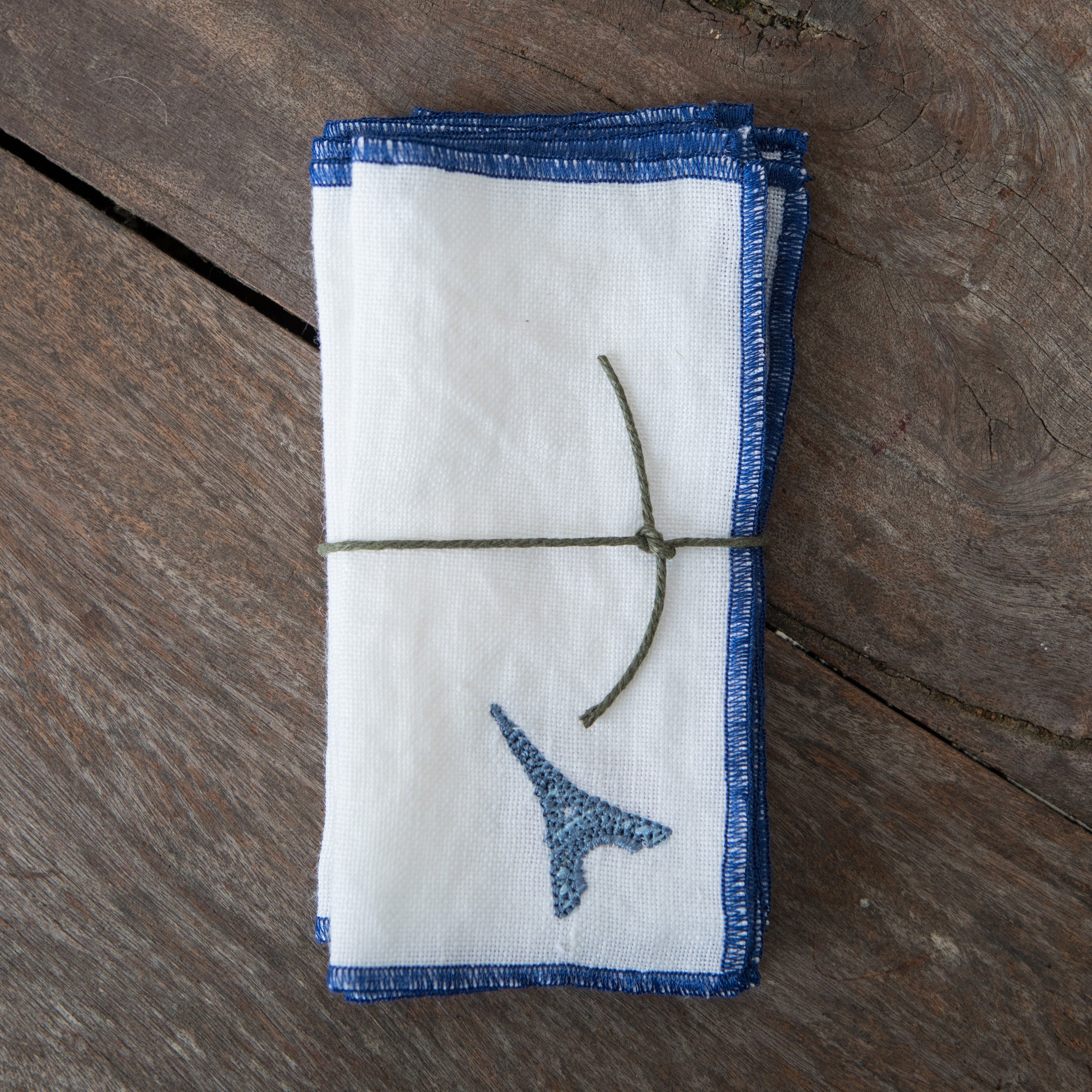 Linen Cocktail Napkins - France