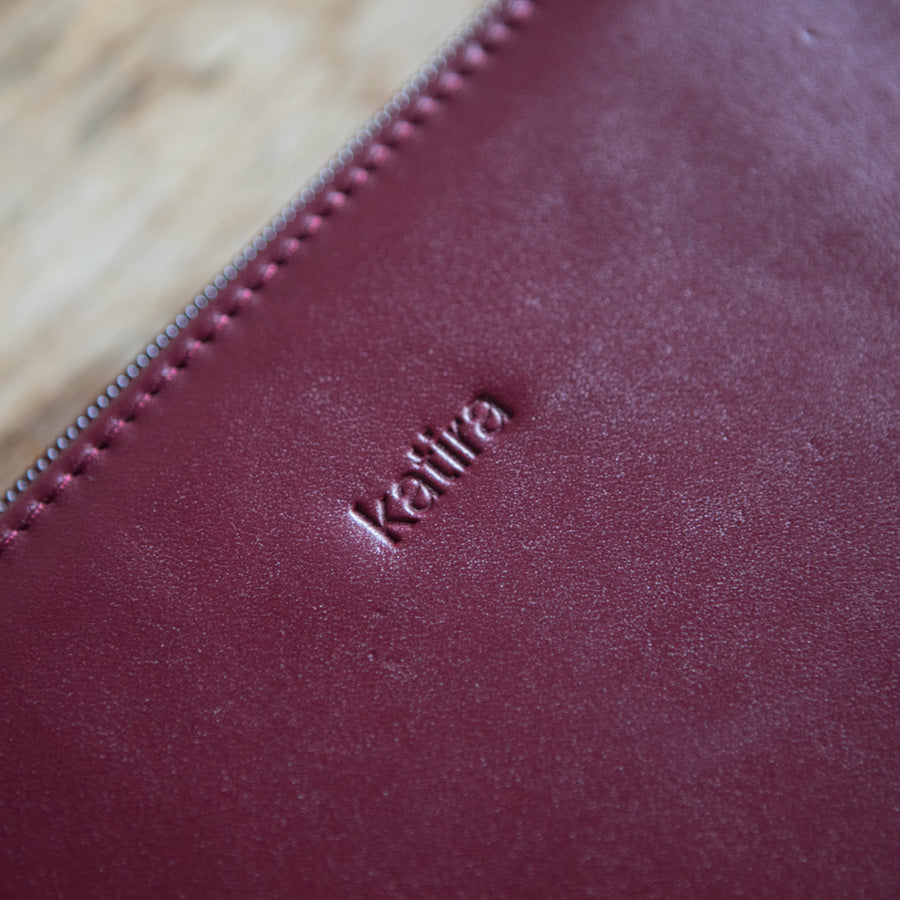 Burgundy Computer Case