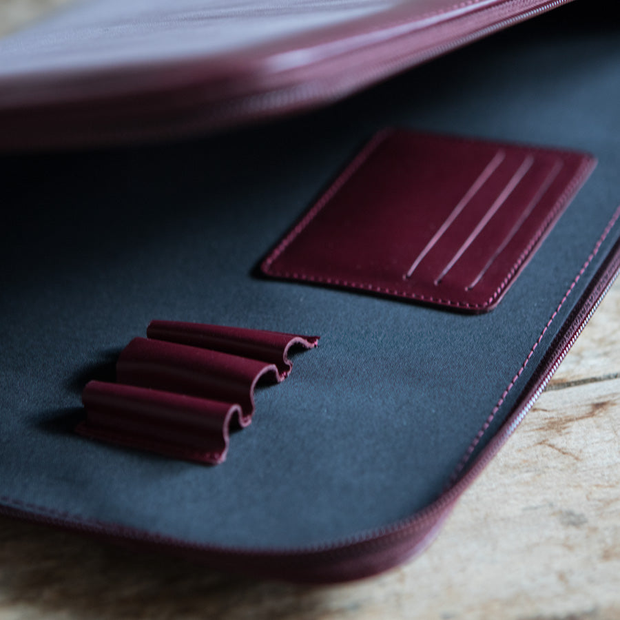 Burgundy Computer Case