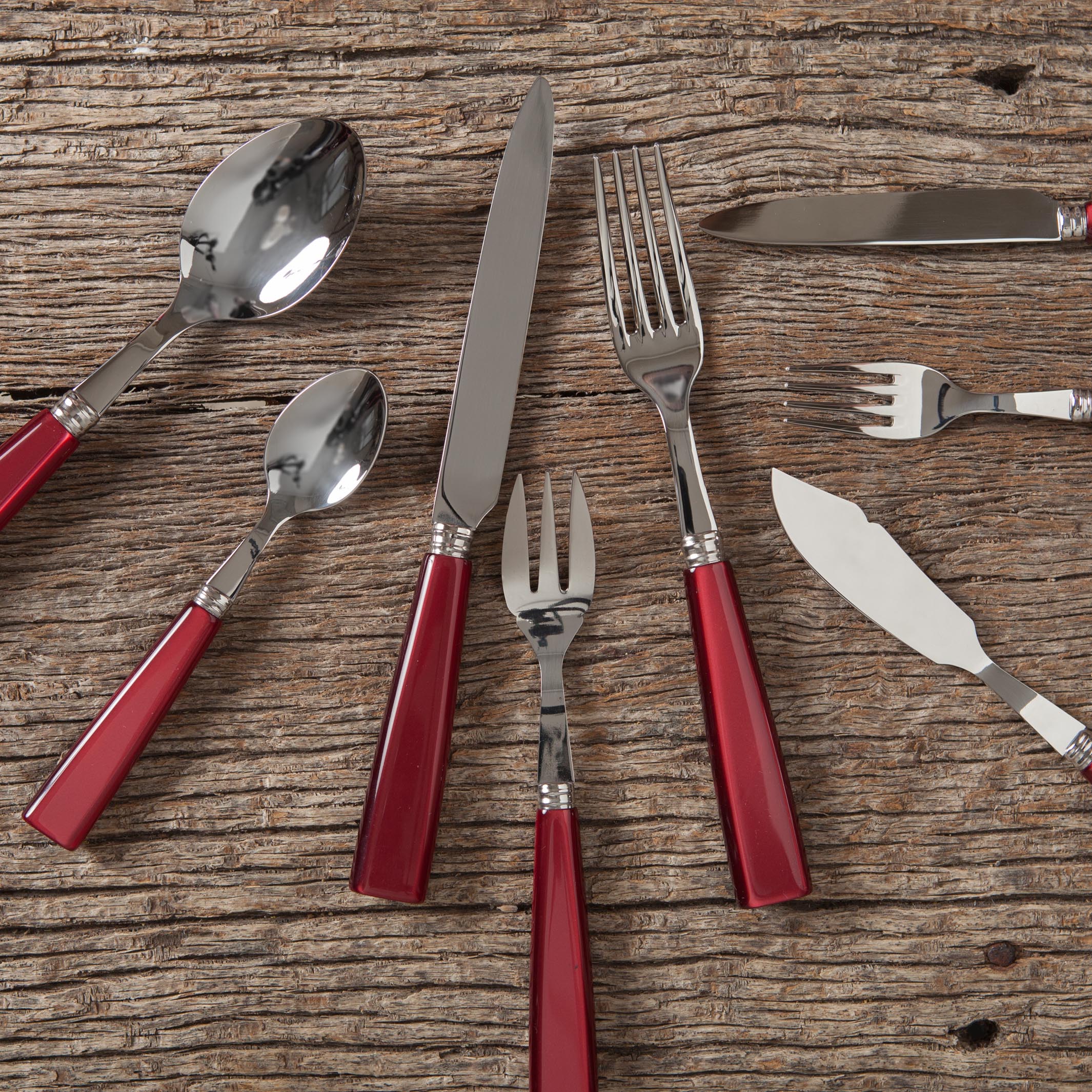 Icon Red Cutlery Set 86 pieces